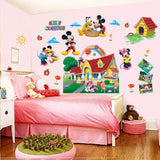 3D Cartoon Mickey Mouse Wall Sticker