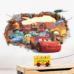 Cartoon Car Wall Stickers 2017