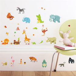 Jungle Forest Animals Wall Stickers 2017