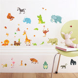 Jungle Forest Animals Wall Stickers 2017